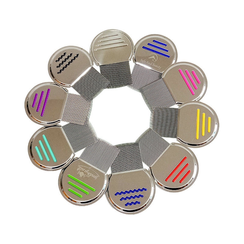 Pet ontwormende kam met strak gekamde tanden